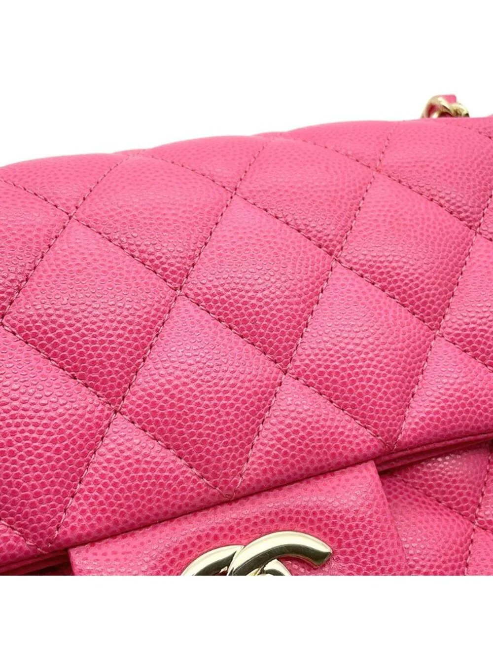 Chanel Chain Shoulder Bag Quilted 23 CC Logo Double